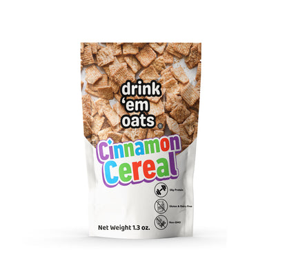 Drink 'em Oats 10 pack Variety Pack with Shaker Bottle