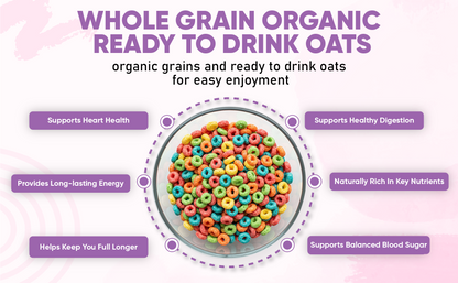 Drink 'em Oats 10 pack Variety Pack with Shaker Bottle