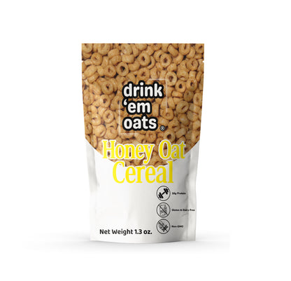 Drink 'em Oats 10 pack Variety Pack with Shaker Bottle