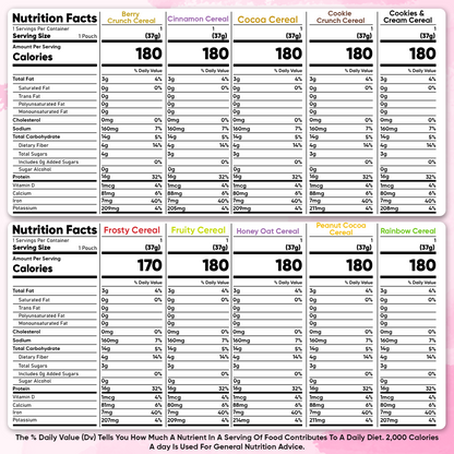 Drink 'em Oats 10 pack Variety Pack with Shaker Bottle